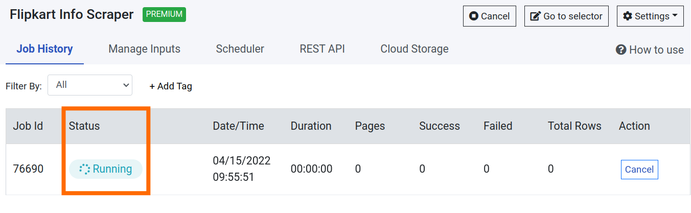 Status running_E