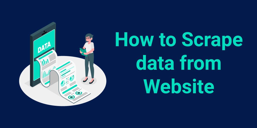 how to scrape data from website