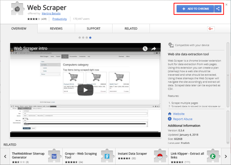 A MustHave Guide to  Scraping Using Chrome ProScraper