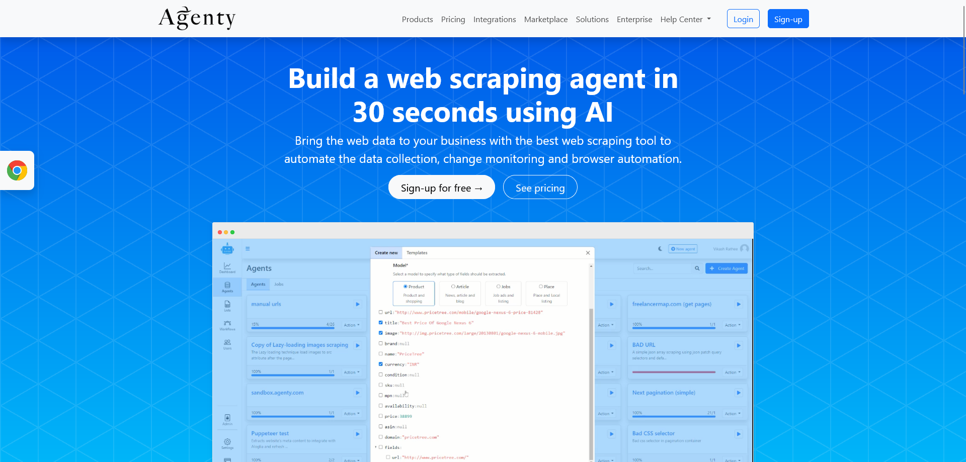 Agenty®-Web-Scraping-Software-Agenty